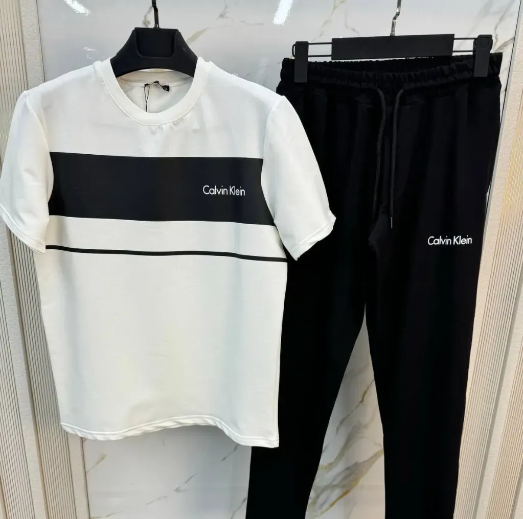 "Premium Tracksuit Brand - *CALVIN KLEIN* (T-shirt + Lower)"